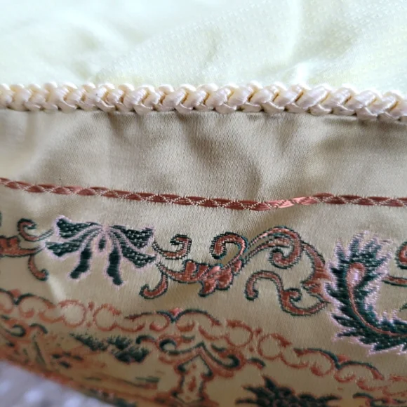 Vintage Silk Brocade accent pillow covers - Picture 4 of 9